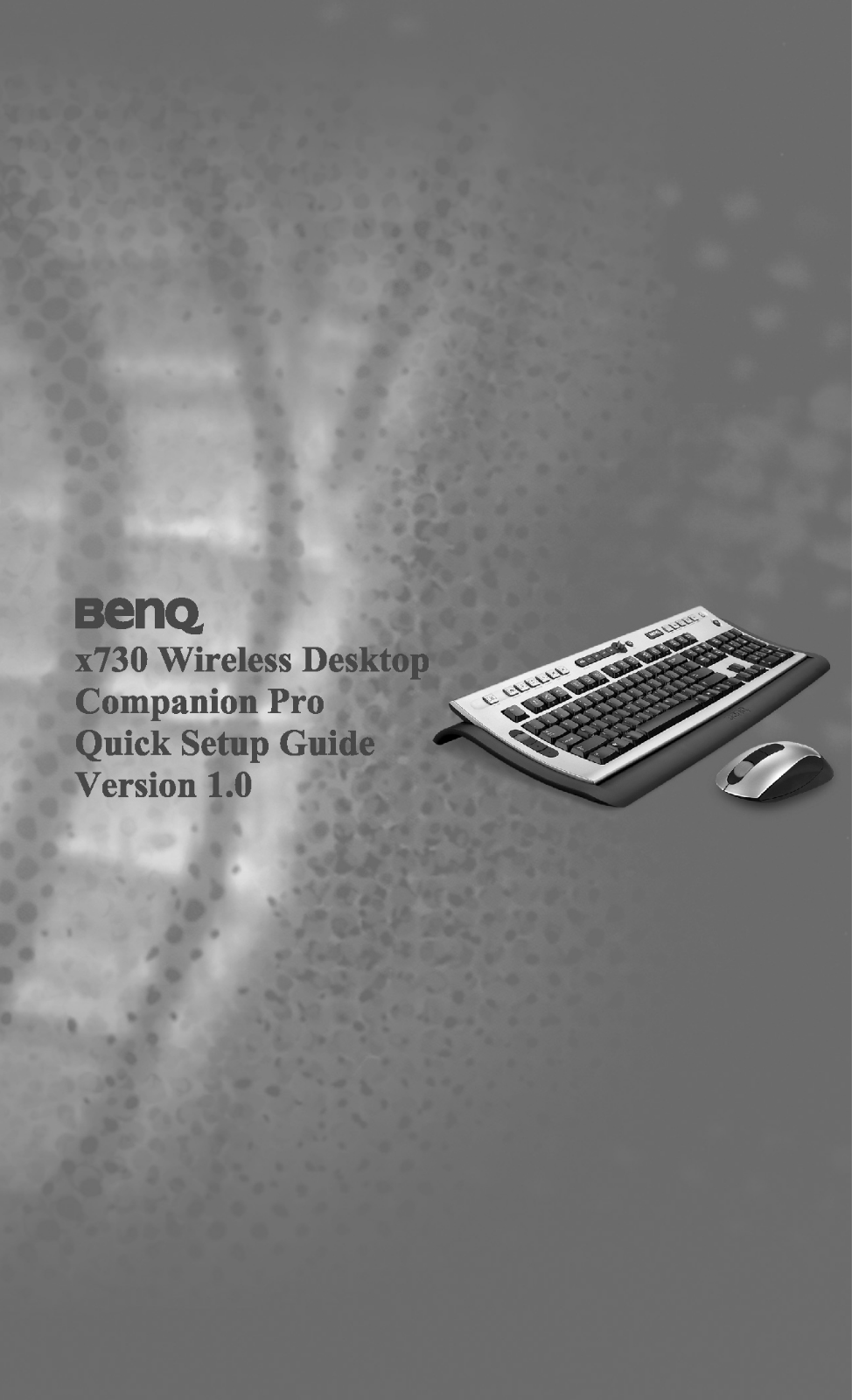 Benq X730 User Manual