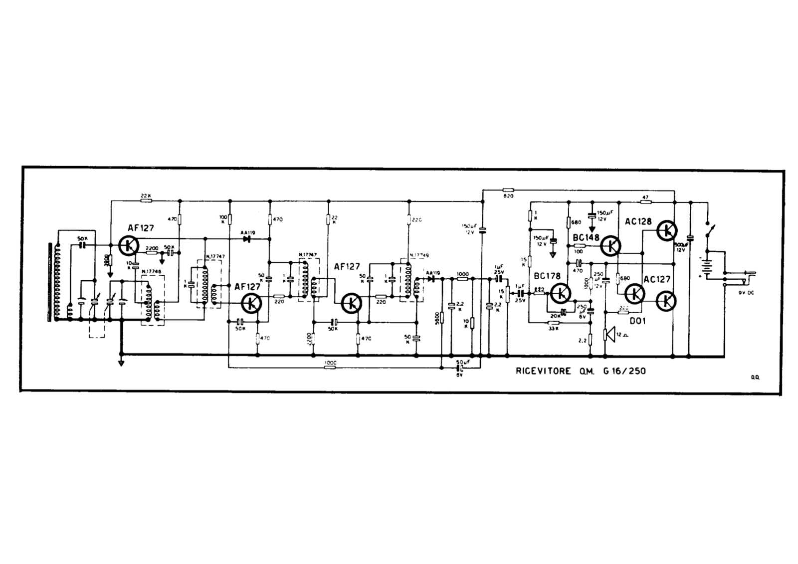 Geloso g16 250 schematic