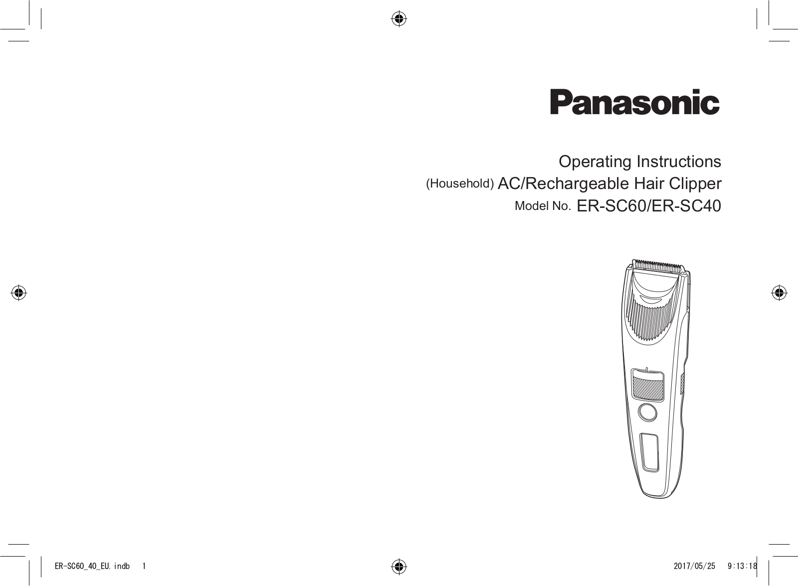 PANASONIC ERSC60 User Manual