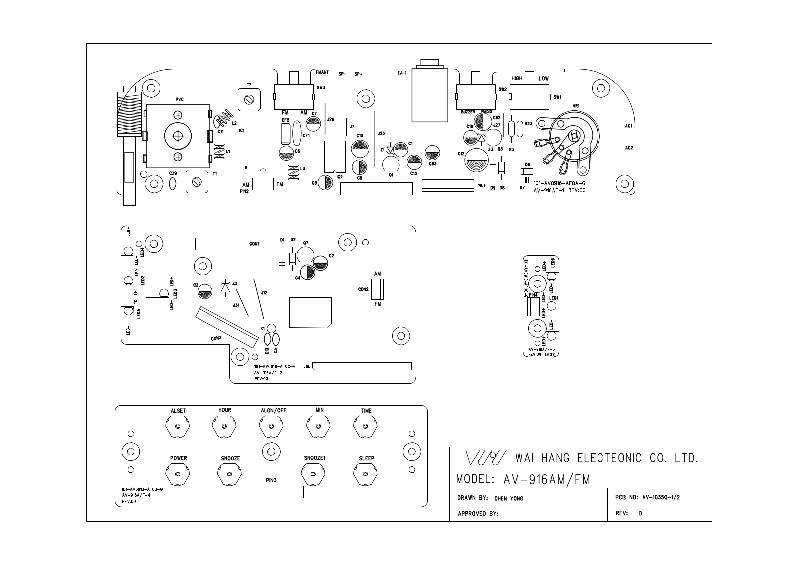 Wai Hang VT-6600 Schematic Top