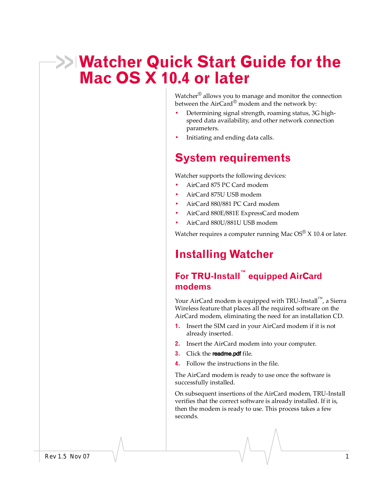 Netgear AirCard 875U, AirCard 875, AirCard 860 Quick Start Manual