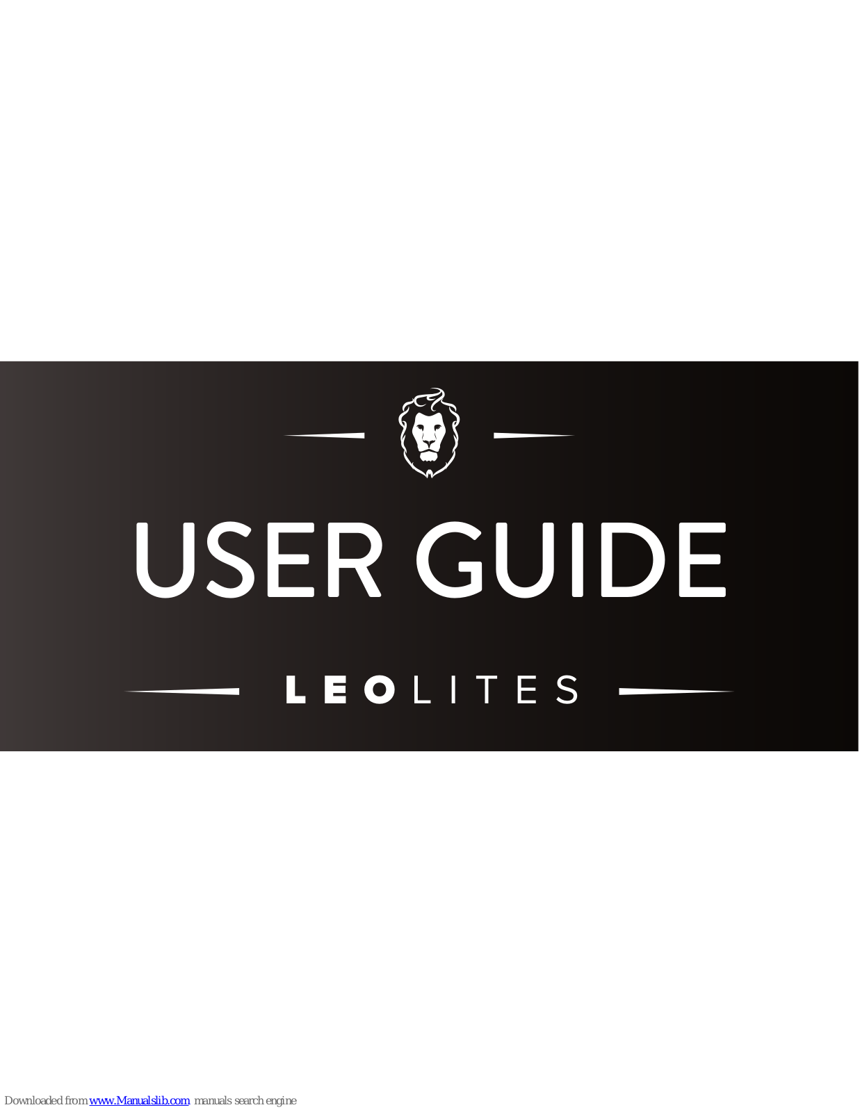 LeoLites CE4, GS-H2 User Manual - ManualMachine.com