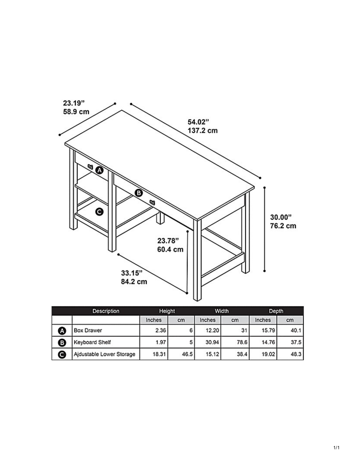 Red Barrel Studio W005978076 Specifications - ManualMachine.com