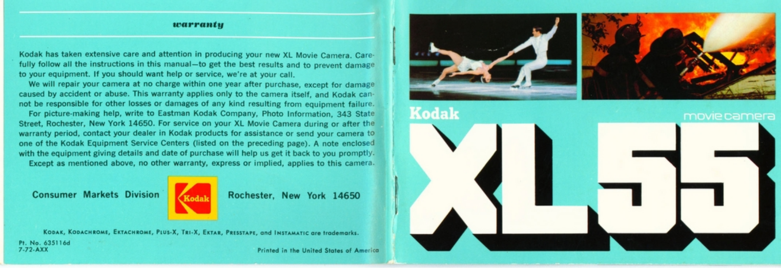 Kodak XL55 Operating Instructions