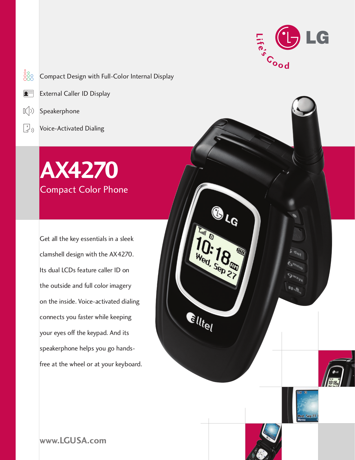 LG AX4270 User Manual