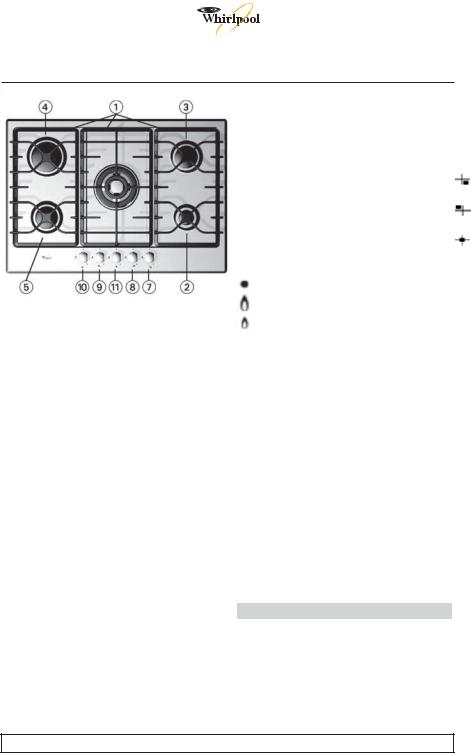 WHIRLPOOL AKT 780/IXL/03 User Manual