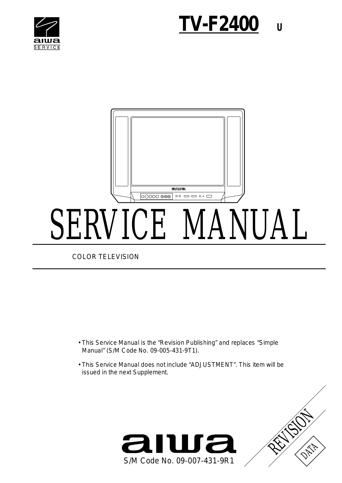 Aiwa SM F2400 Schematic