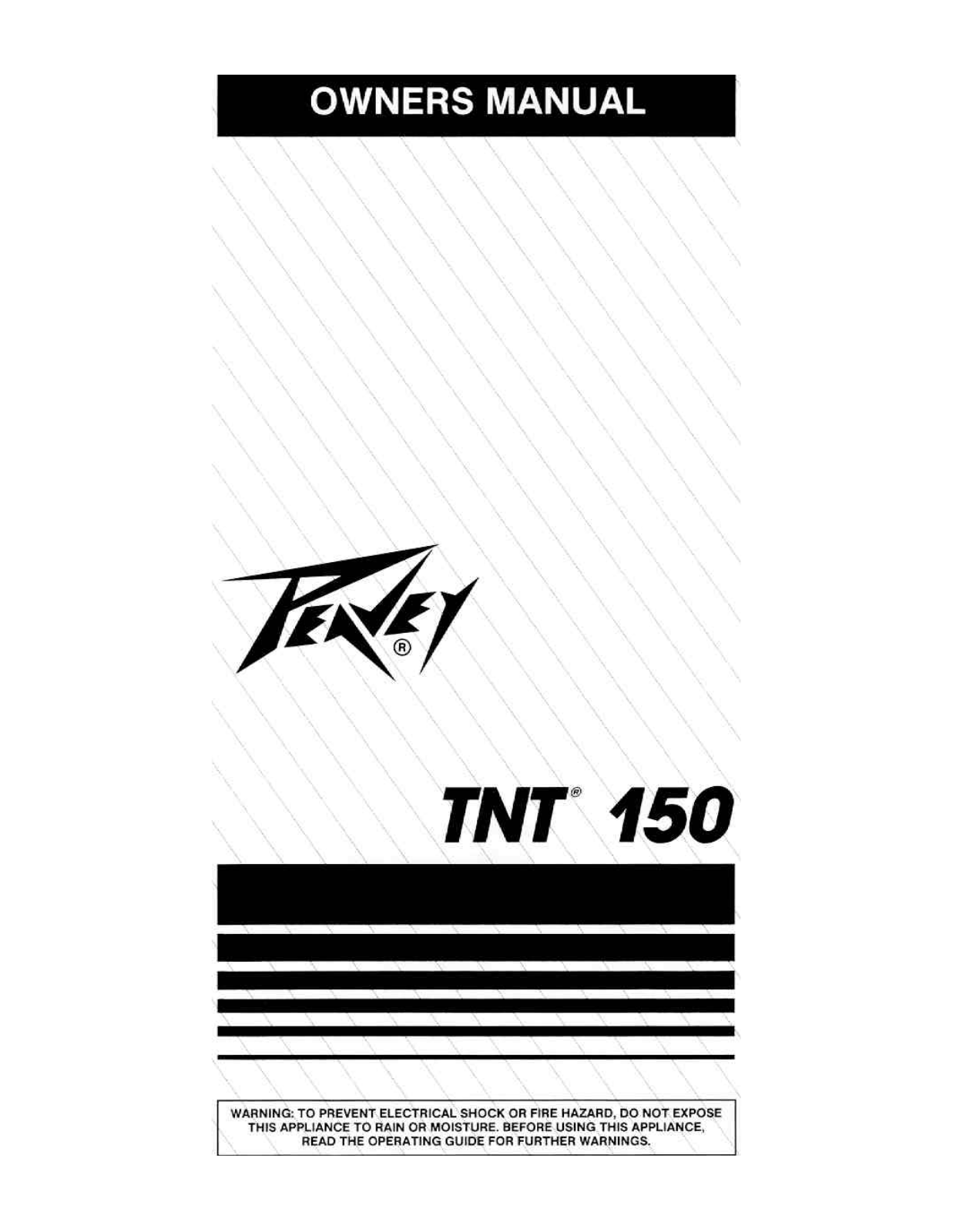 Peavey TNT 150 Owners Manual