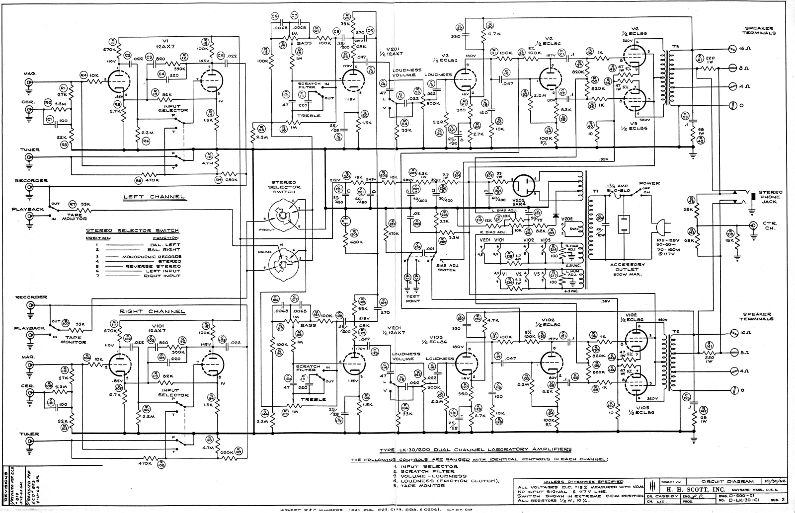 Scott 200 Schematic