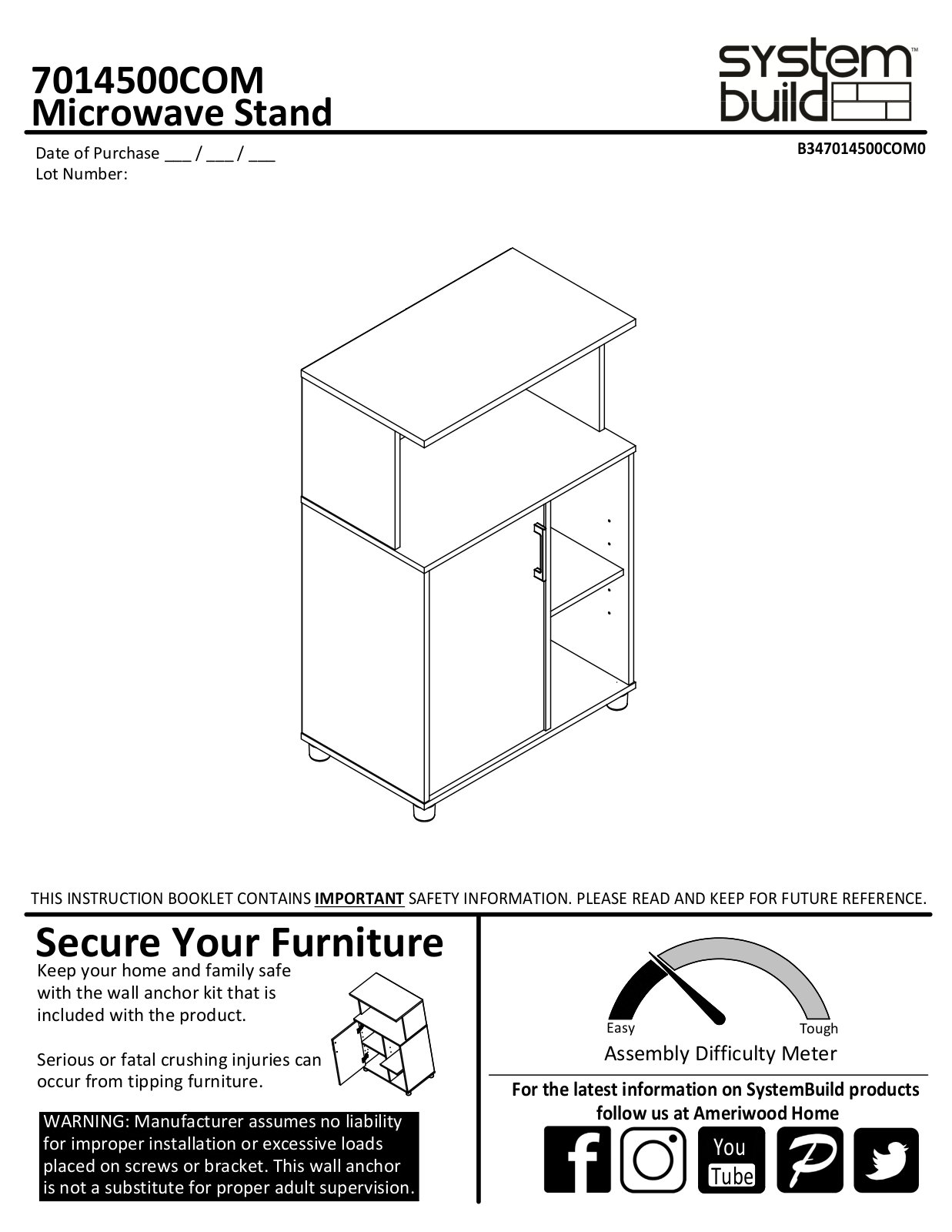 Ameriwood Home AR10279 Owner Manual - ManualMachine.com