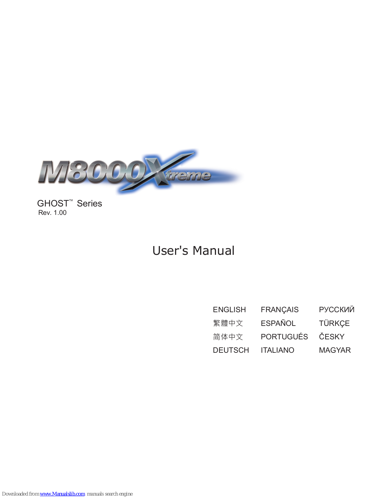 Gigabyte M8000Xtreme User Manual