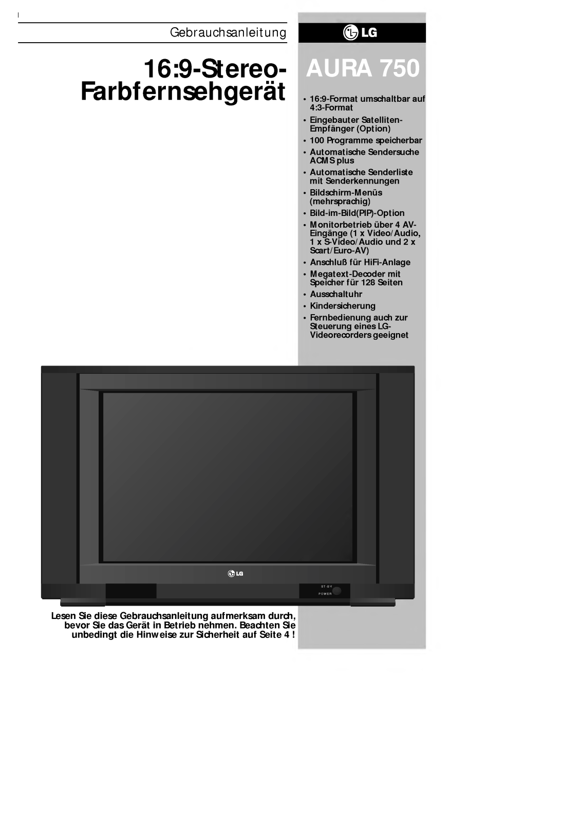 Lg Aura 750 User Manual