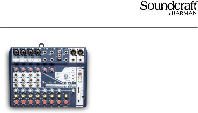 Soundcraft Notepad-12FX User Manual