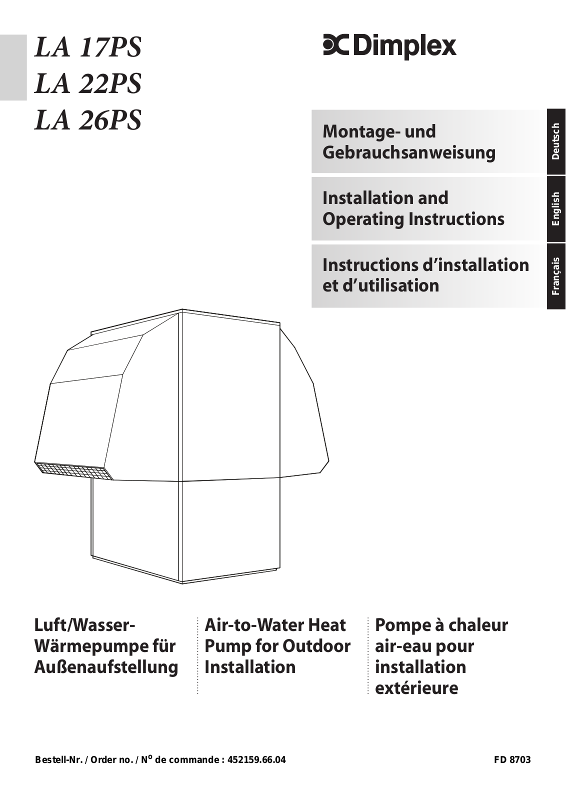 Dimplex LA 26PS, LA 22PS, LA 17PS User Manual