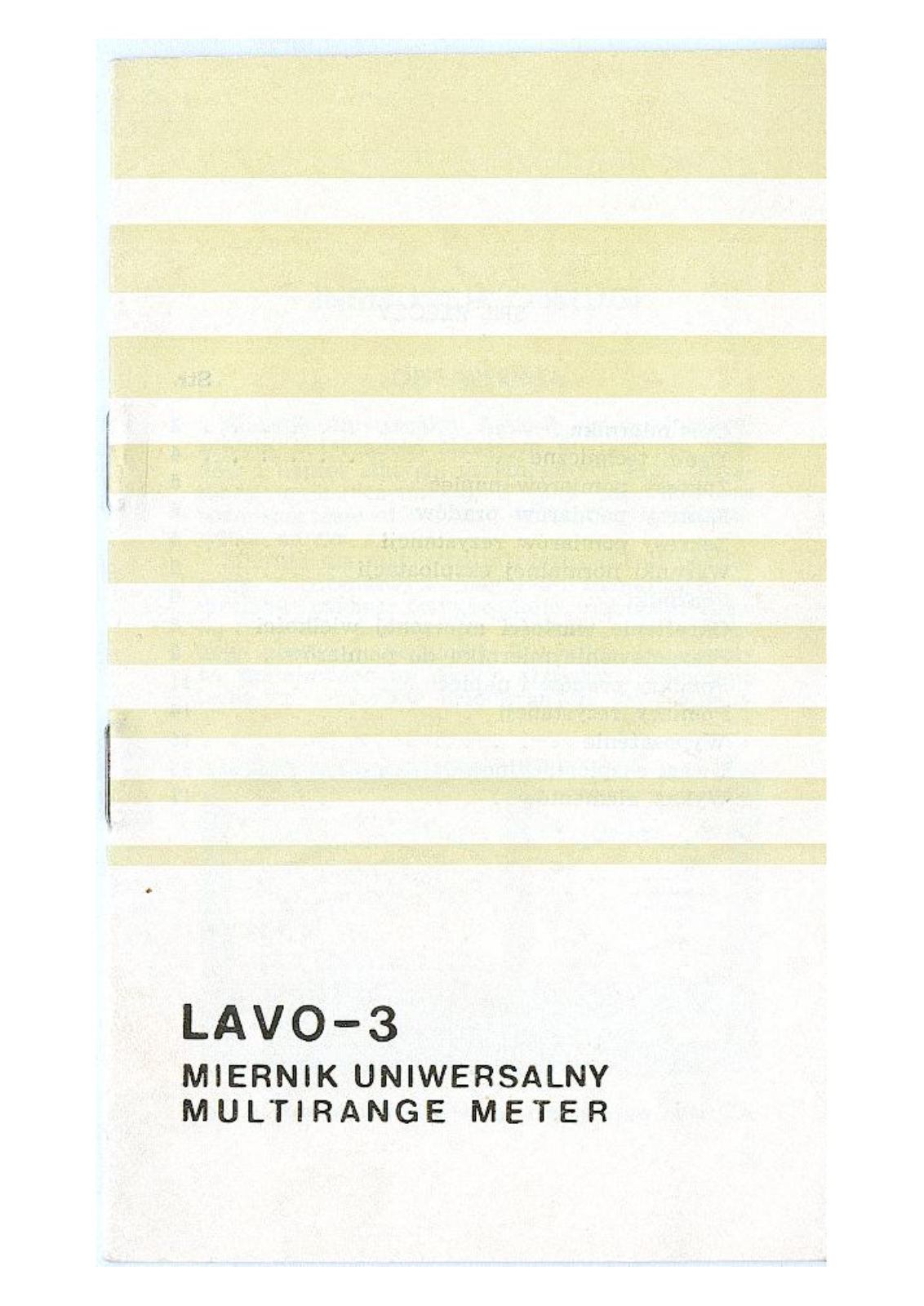 Polskie Lavo3 User Manual