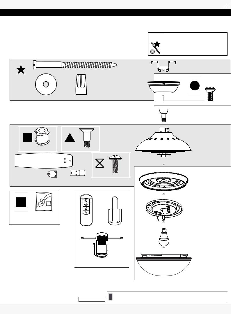 Hunter Fan Poplar, 50918 Installation Manual