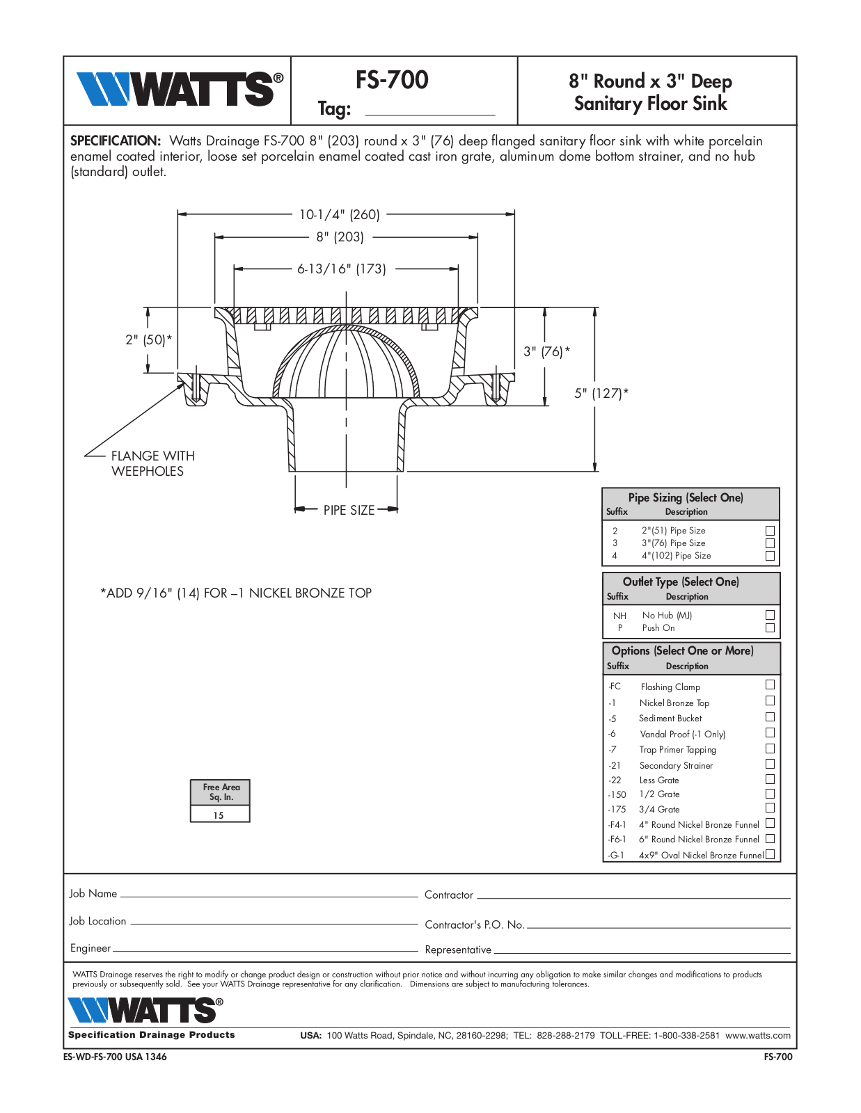 Watts FS-700 User Manual - ManualMachine.com