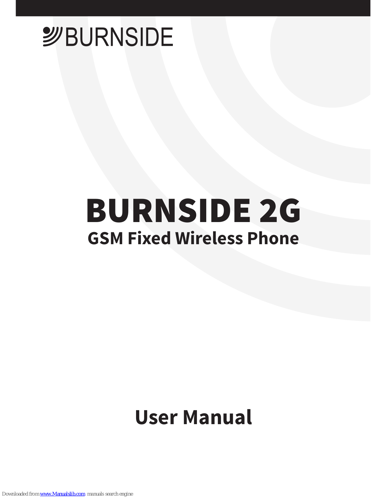 Burnside 2G User Manual - ManualMachine.com