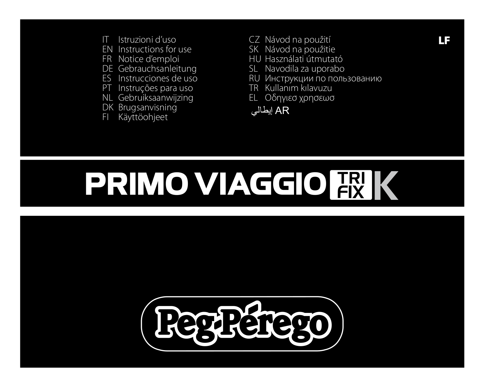 PEG PEREGO PRIMO VIAGGIO TRIFIX User Manual