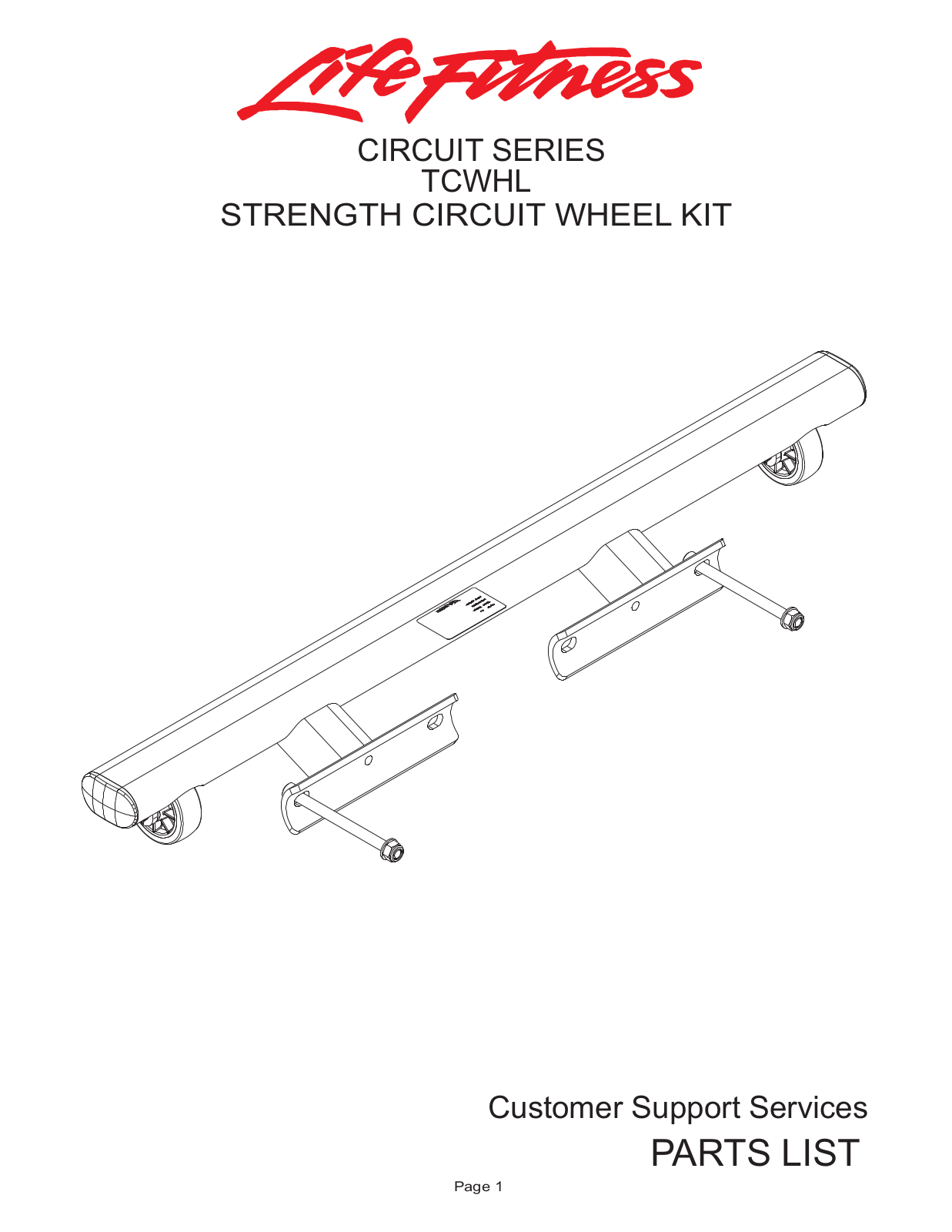 Life Fitness TCWHL User Manual