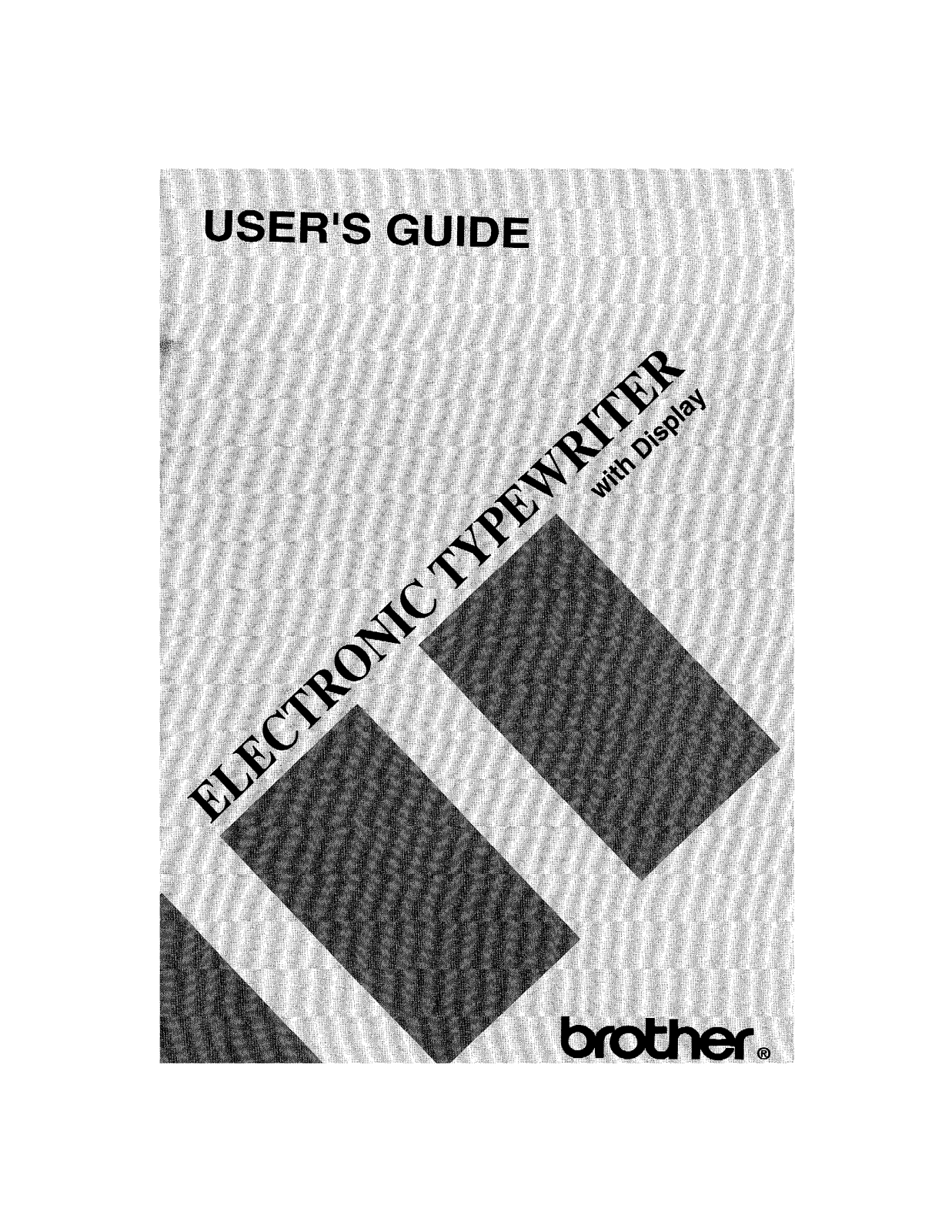 Brother GX8250 Owner's Manual