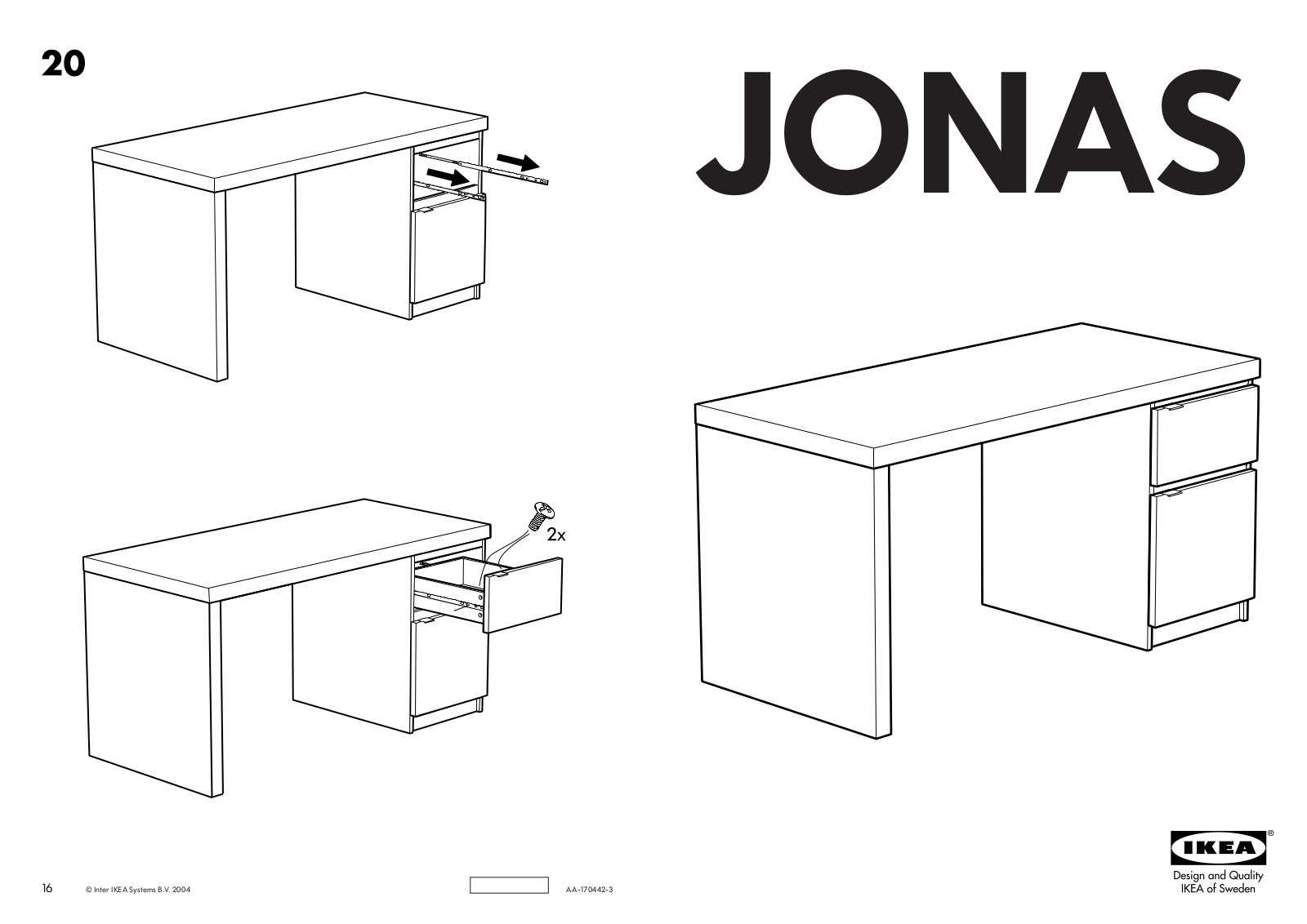 IKEA JONAS User Manual