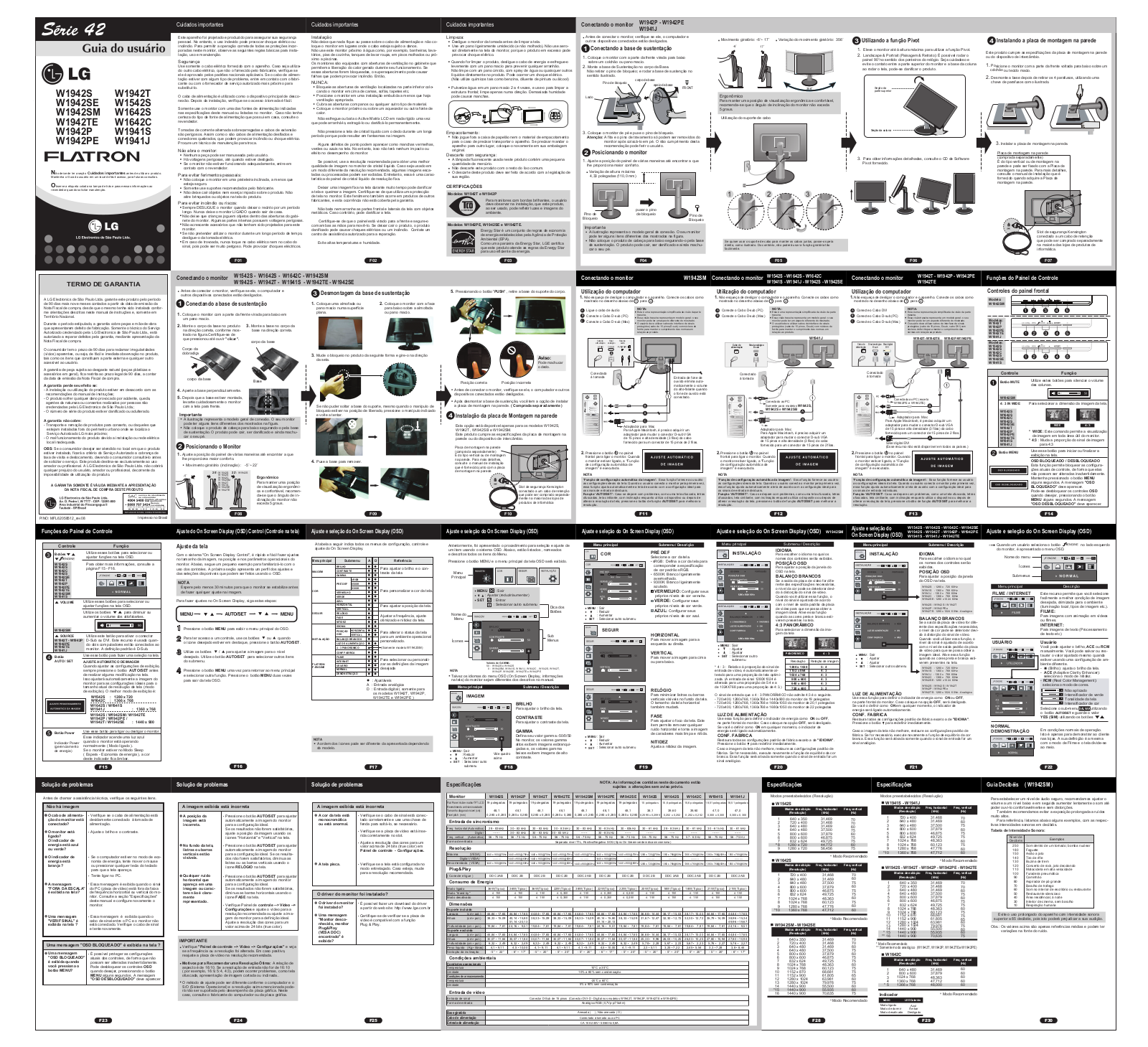 LG W1542S-PF User Guide