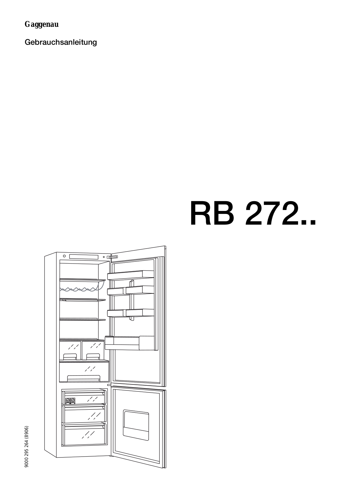 Gaggenau RB272373, RB272371, RB272372, RB272353S, RB272370 User Manual