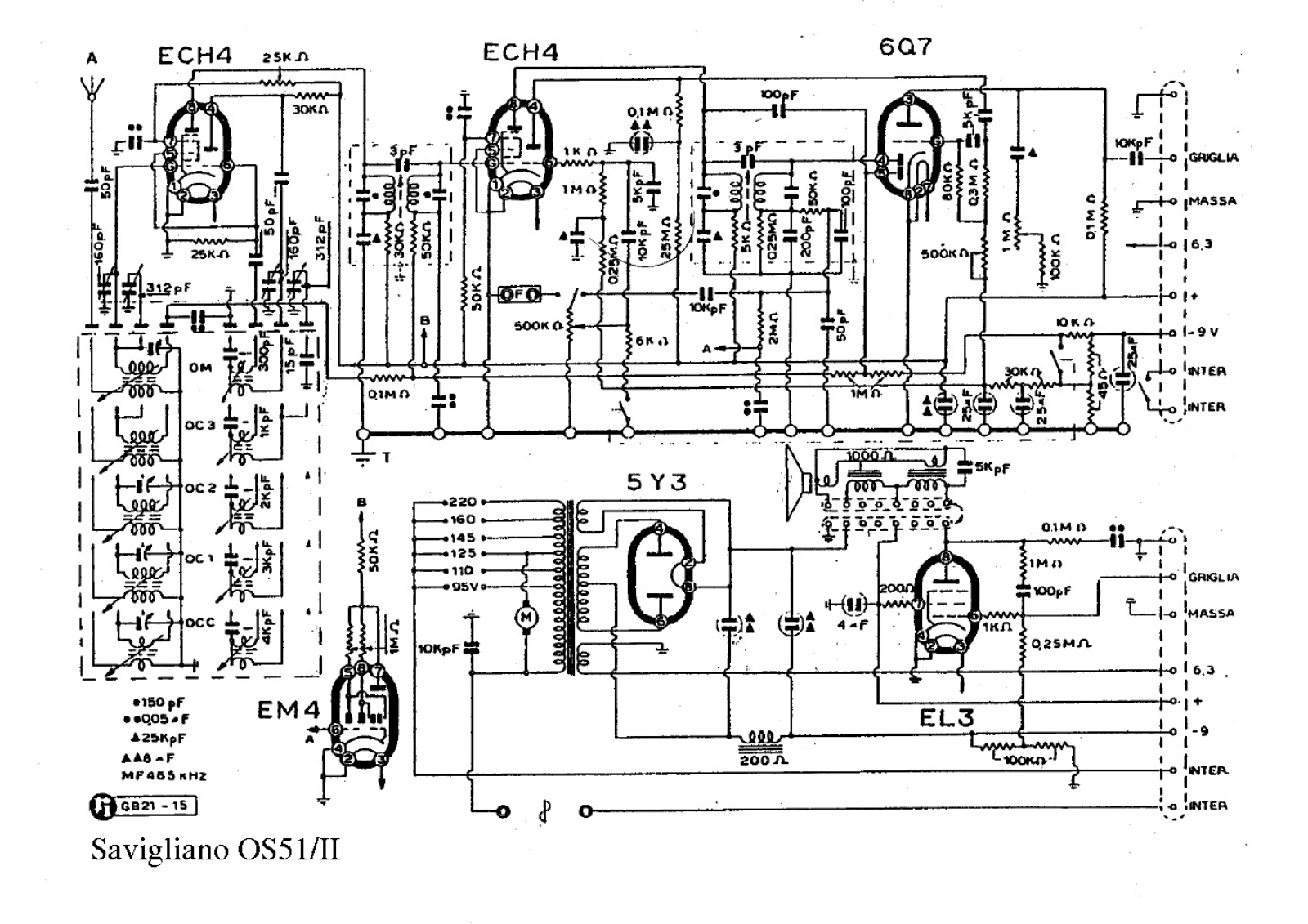 Savigliano os51 ii schematic