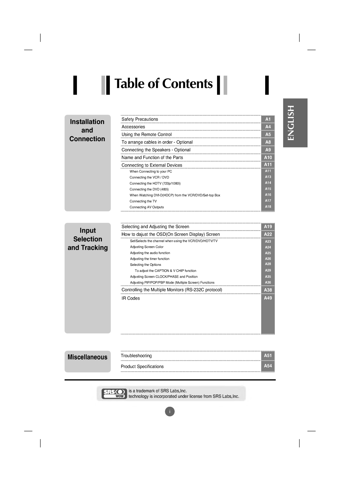 LG L3200T, L3200TF User Manual