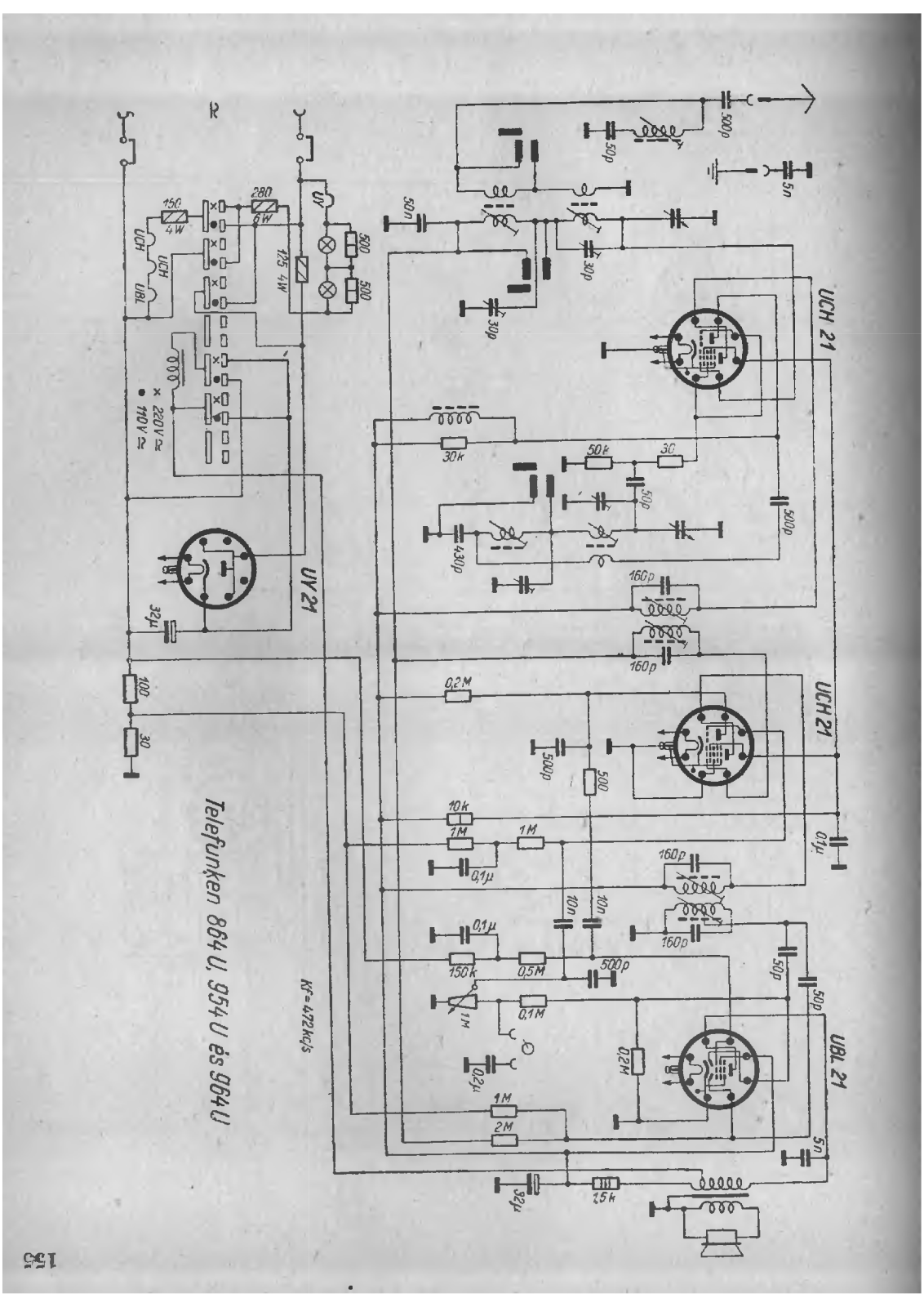 Telefunken 954U Schematic - ManualMachine.com