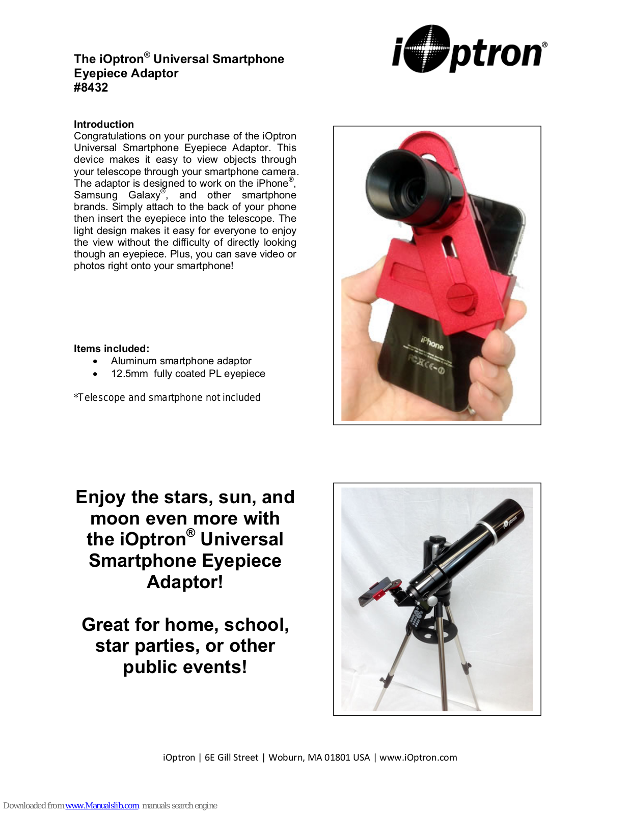 iOptron 8432 User Manual - ManualMachine.com
