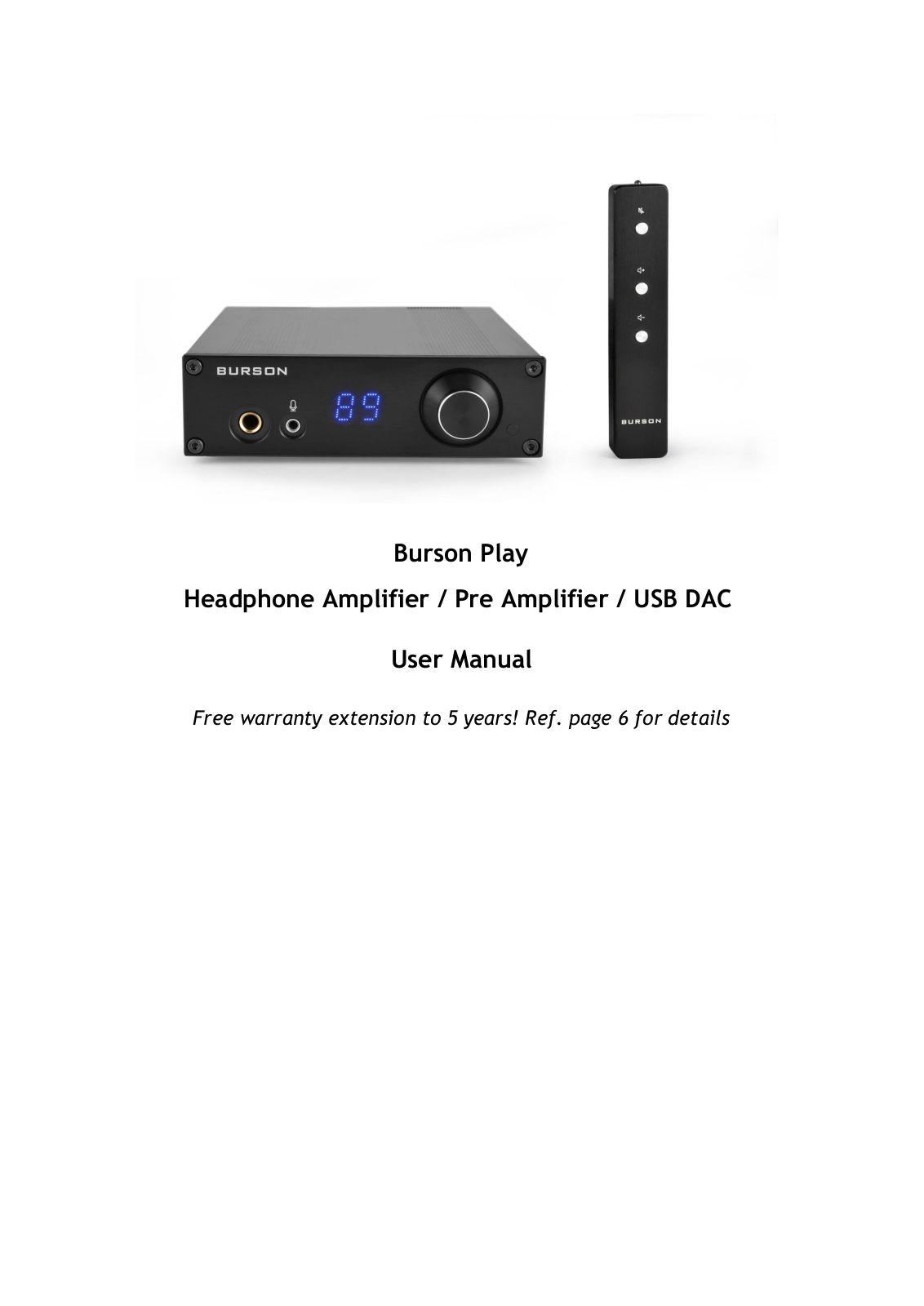 Burson Play User Manual - ManualMachine.com