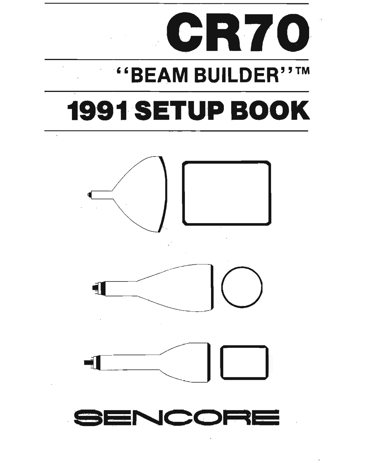 Sencore CR70 User Manual