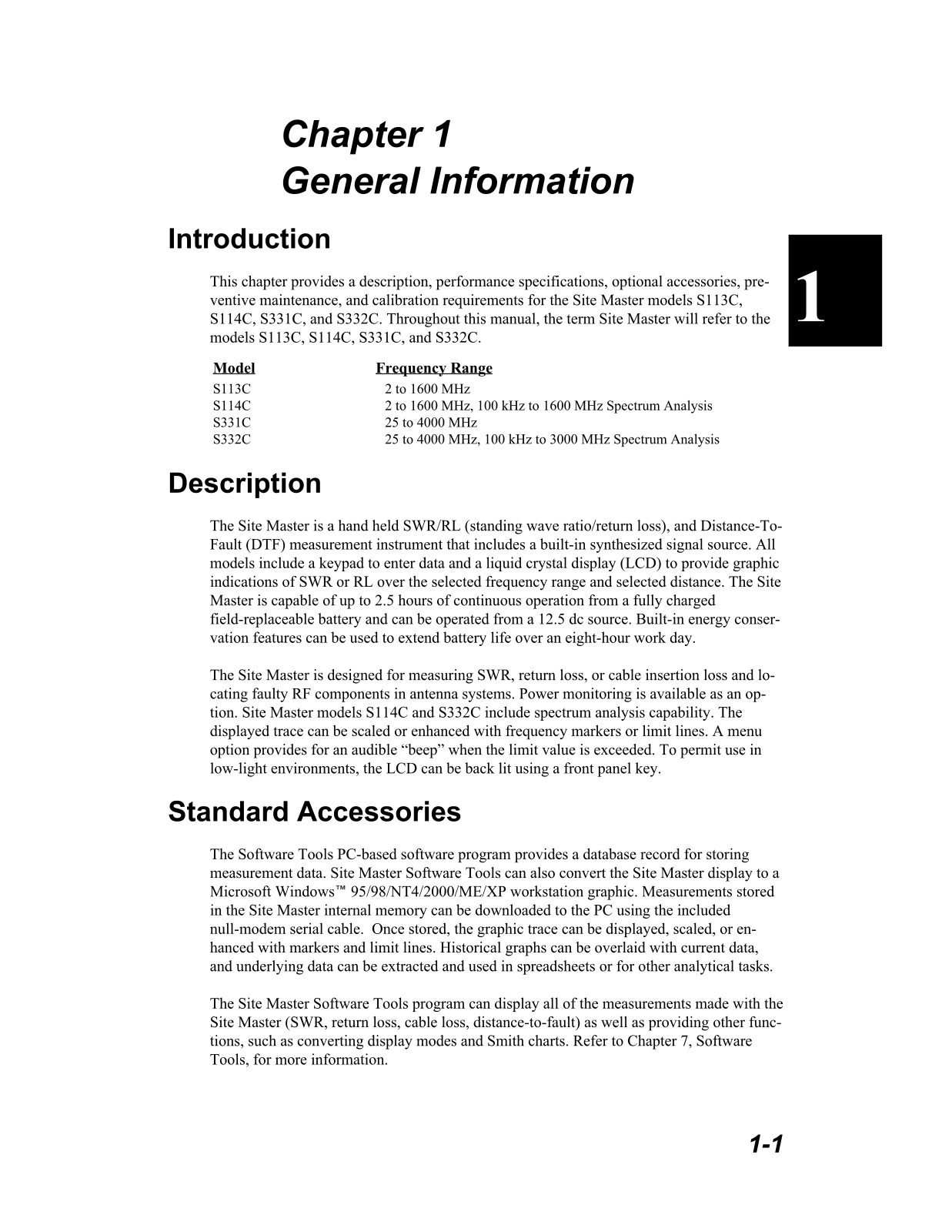 Anritsu S331C Data Sheet