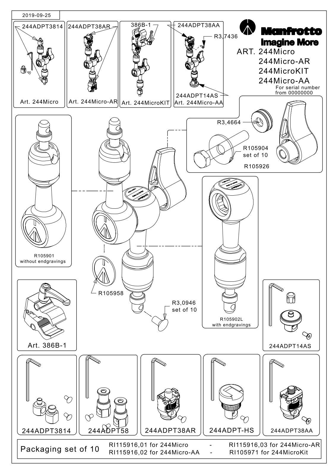 Manfrotto 244MICRO-AR User Manual - ManualMachine.com