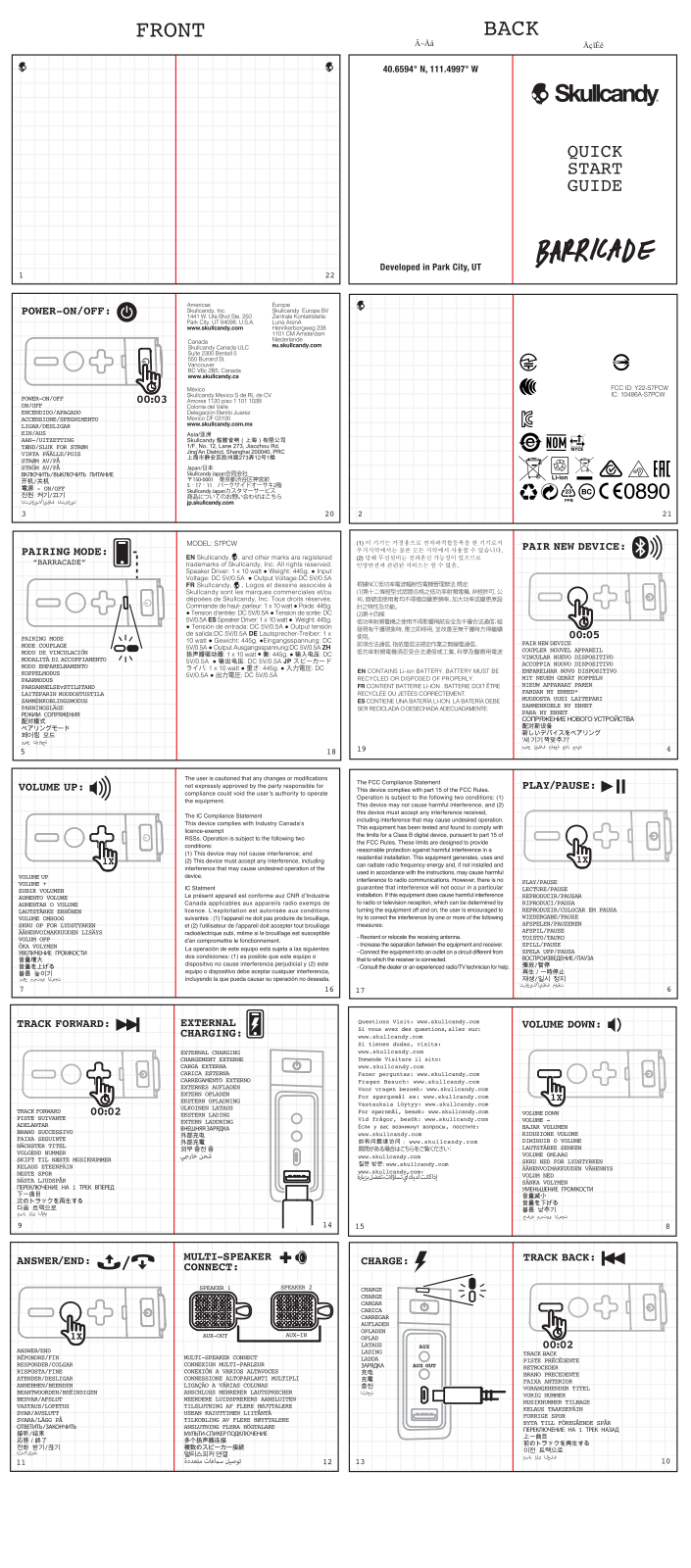Skuandy S7PCW User Manual