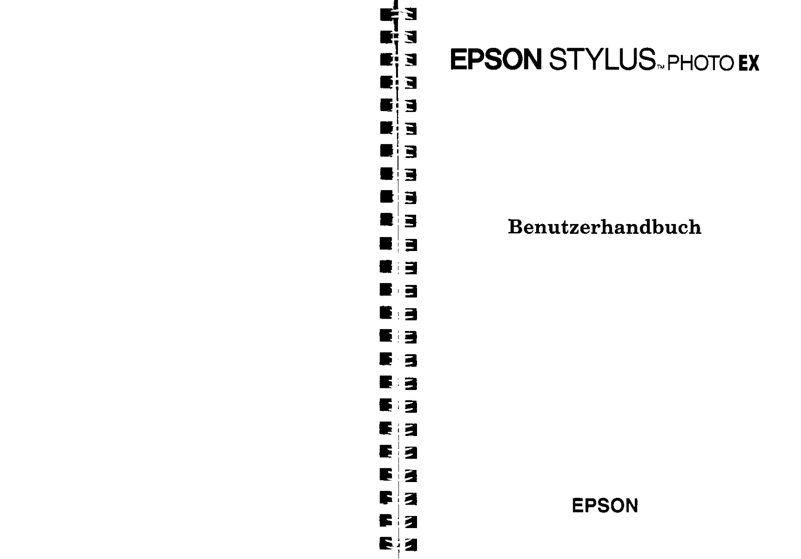 Epson STYLUS PHOTO EX User Manual