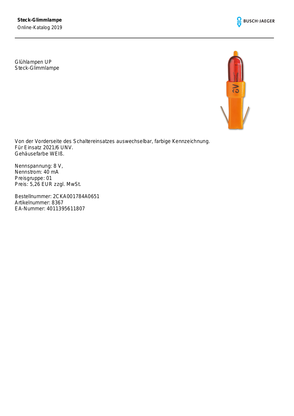 Busch-Jaeger 8367 User Manual - ManualMachine.com