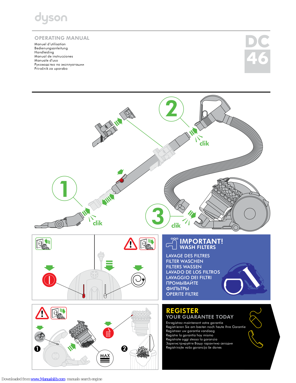 Dyson DC46 Operating Manual