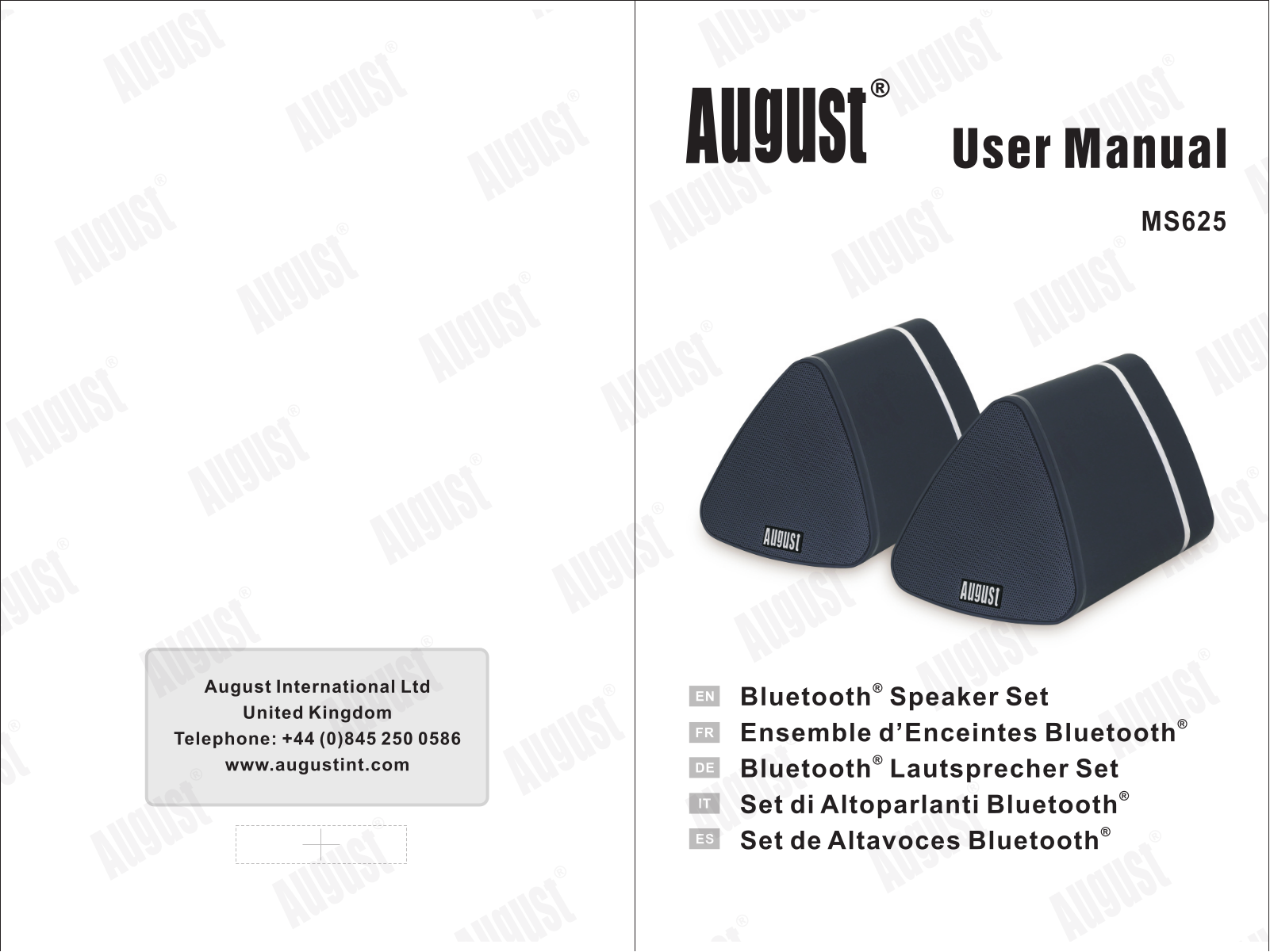 August MS625 User guide