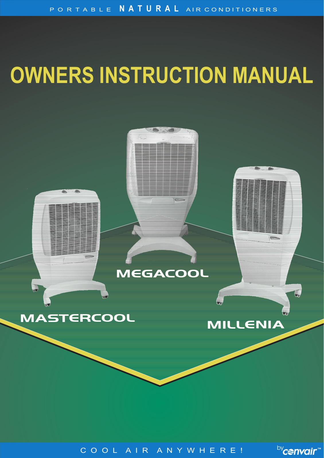 CONVAIR Mastercool User Manual