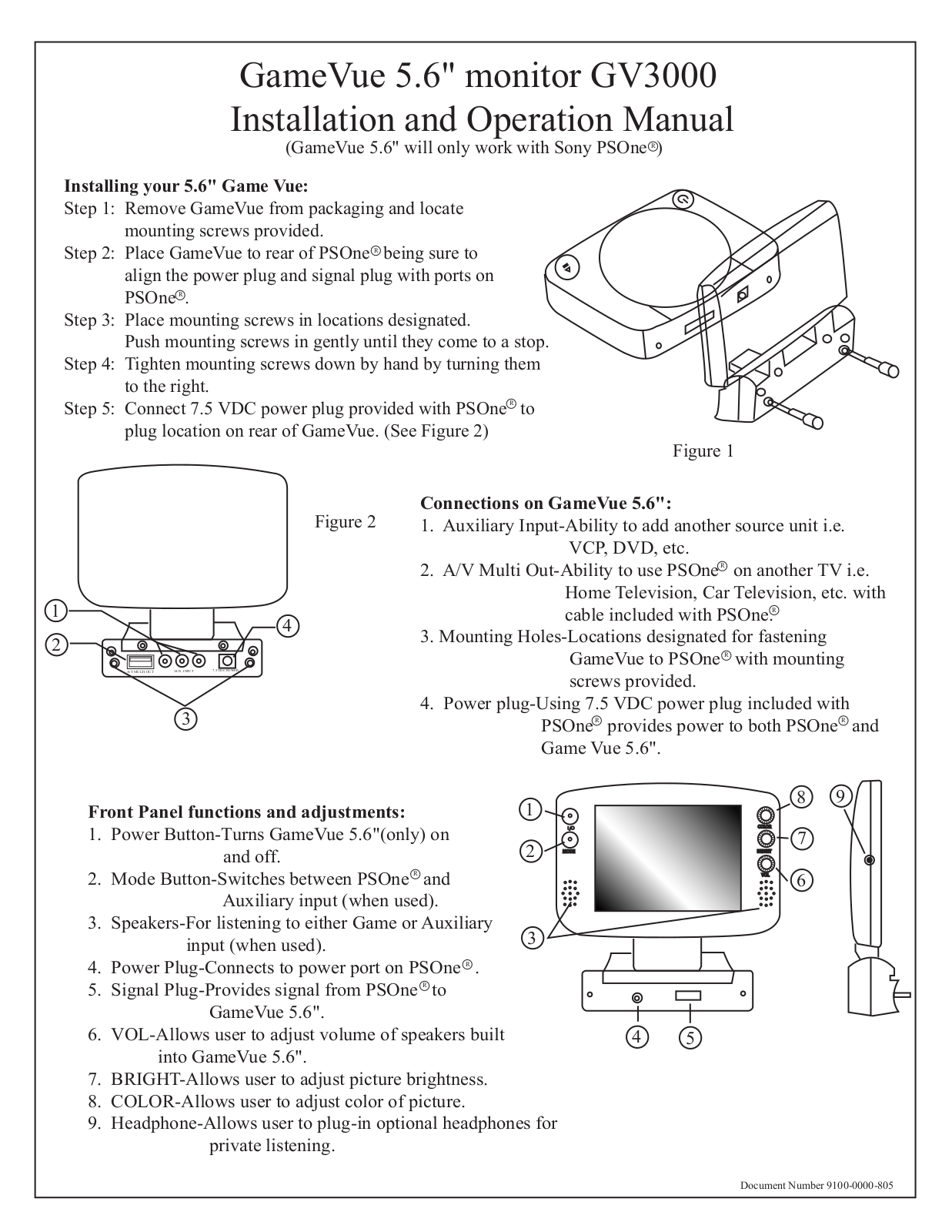 Rosen GAMEVUE 5.6 User Manual