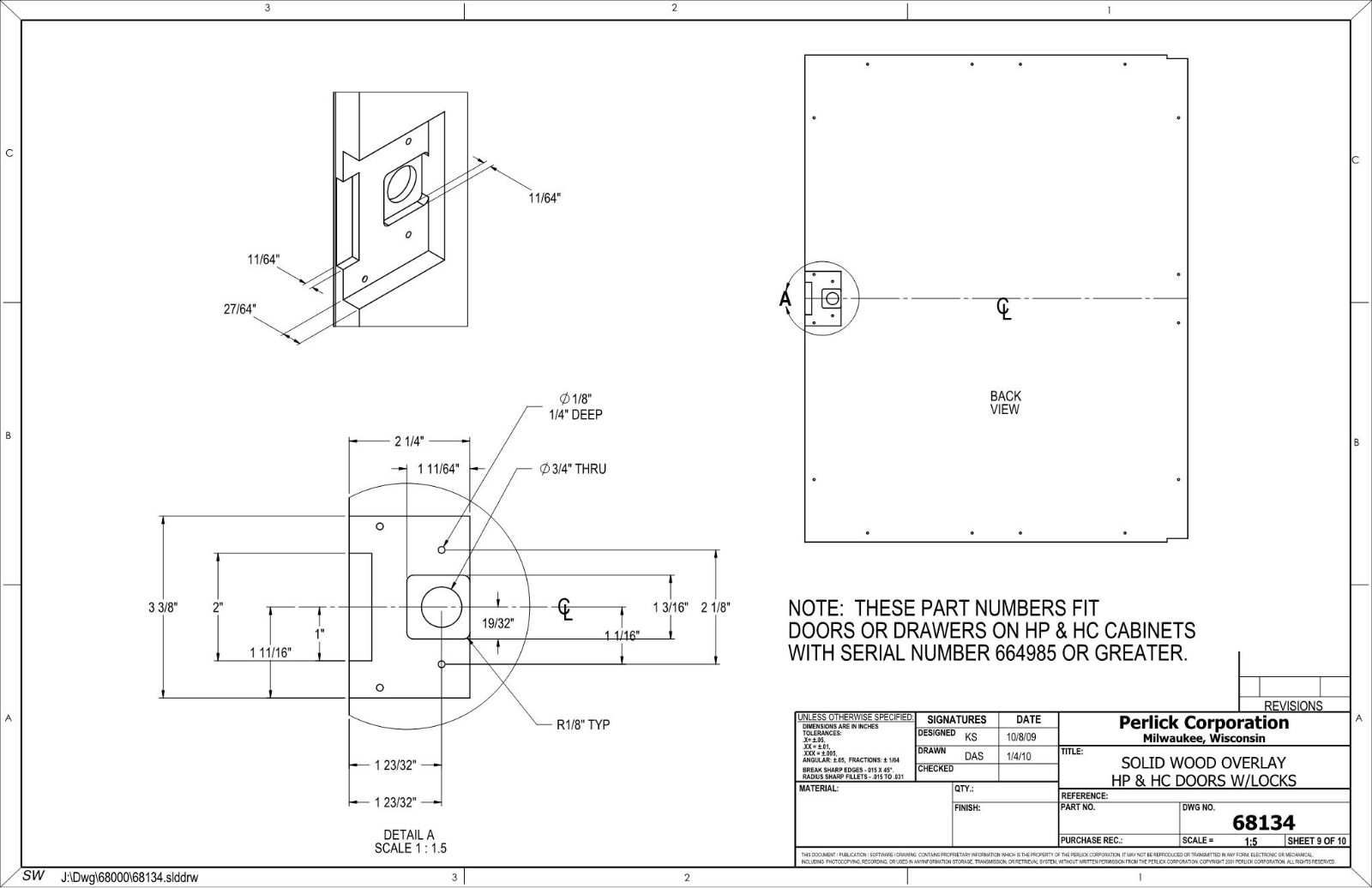 Perlick HP48WOS33L3R, HC24RB36, HC24TB31L2 Installation manual