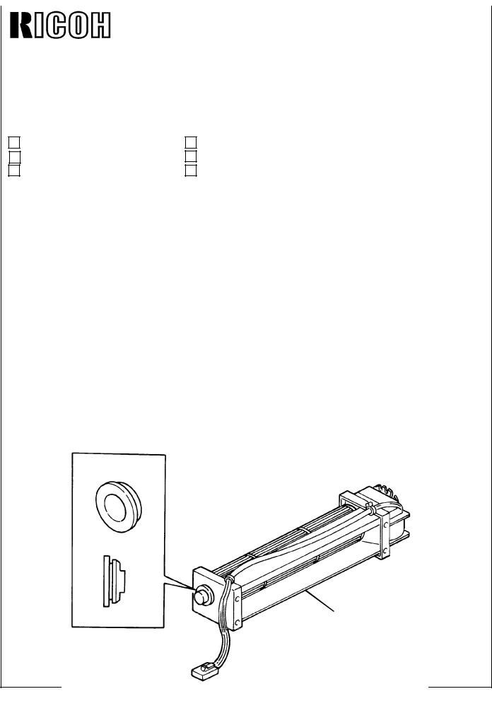 Ricoh A006 Technical Bulletin FT4460