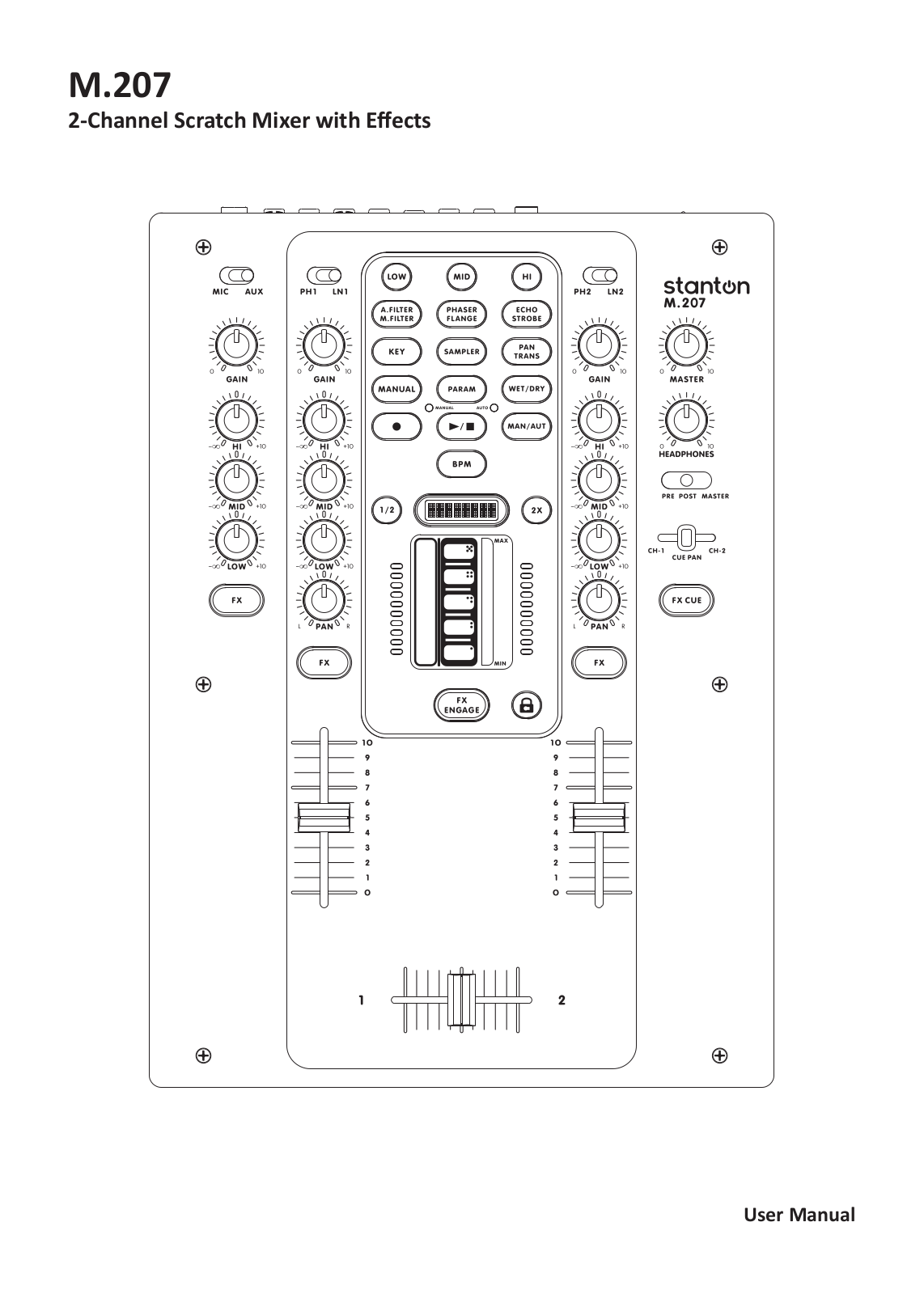 Stanton M-207 User Manual