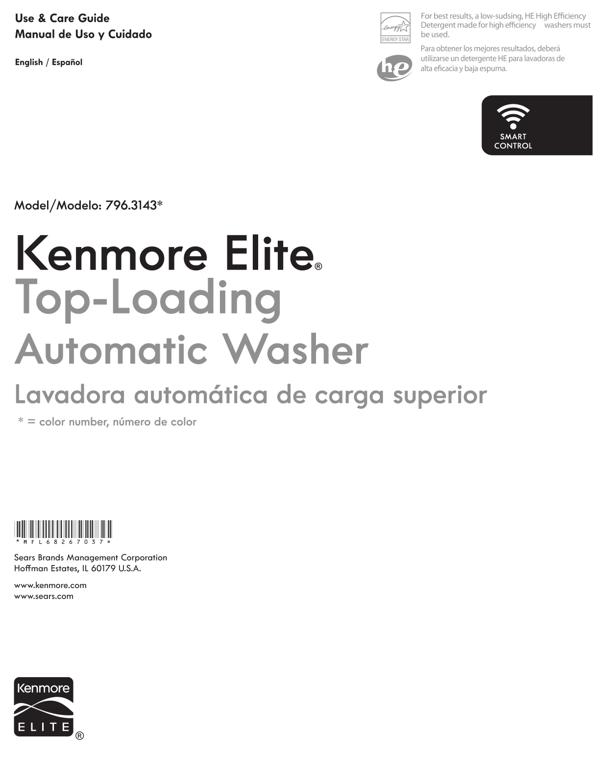 Kenmore Elite 79631433710 Owner’s Manual