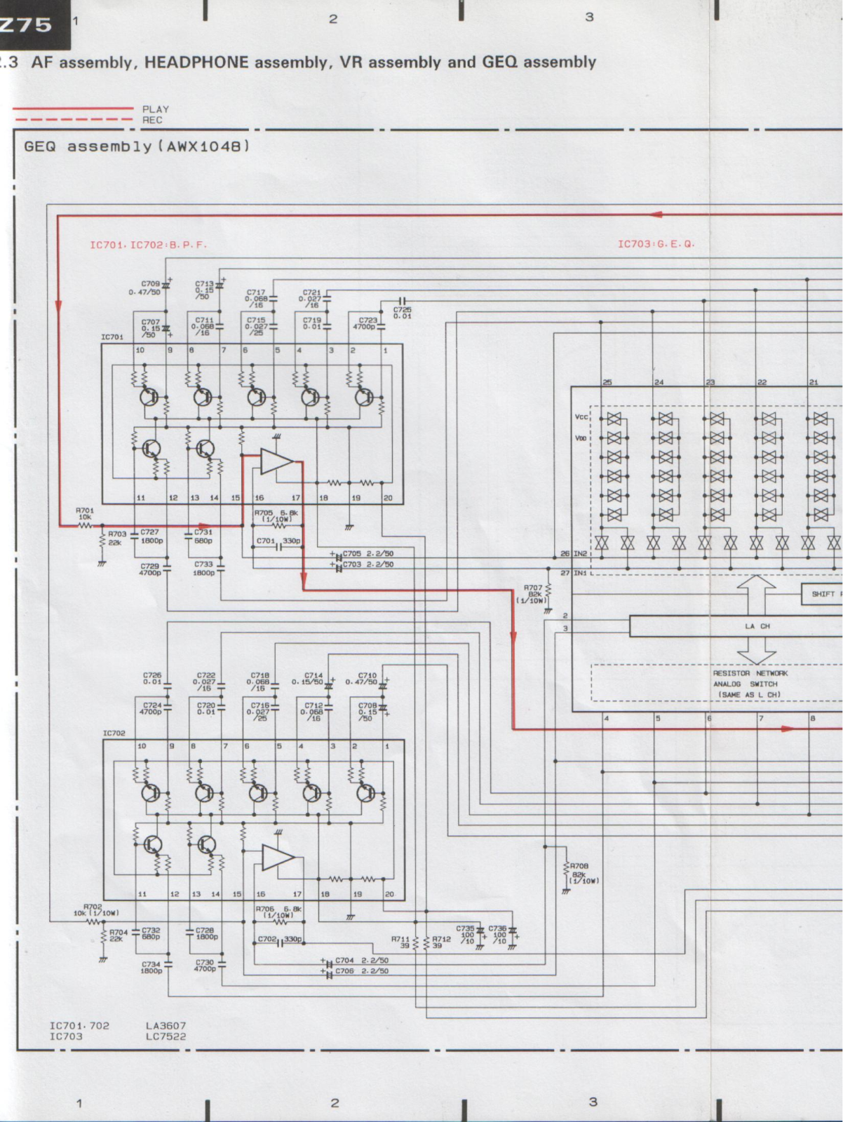 Pioneer DCZ-75 Schematic