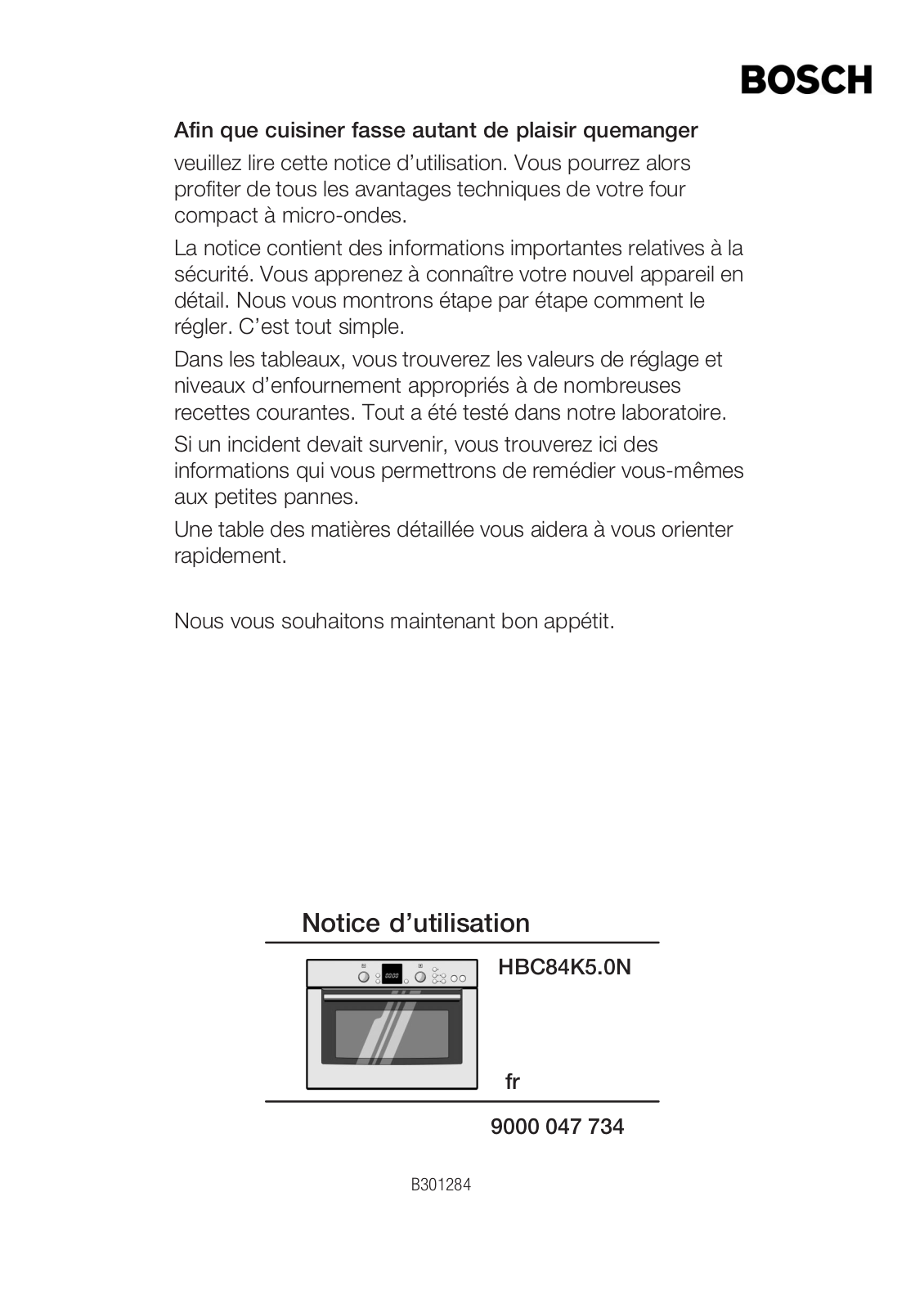 BOSCH HBC84K570, HBC 84K560 User Manual