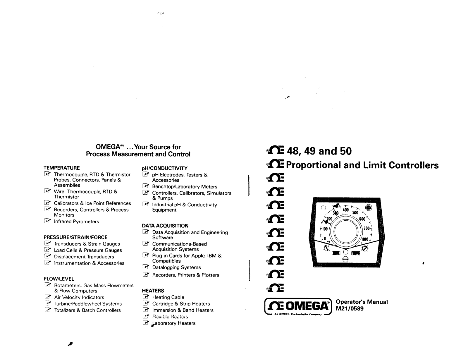 Omega 48, 49, 50 User guide - ManualMachine.com